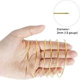 Tenn Well 12 Gauge Aluminum Craft Wire 100 ft 2mm Gold Anodized view 3