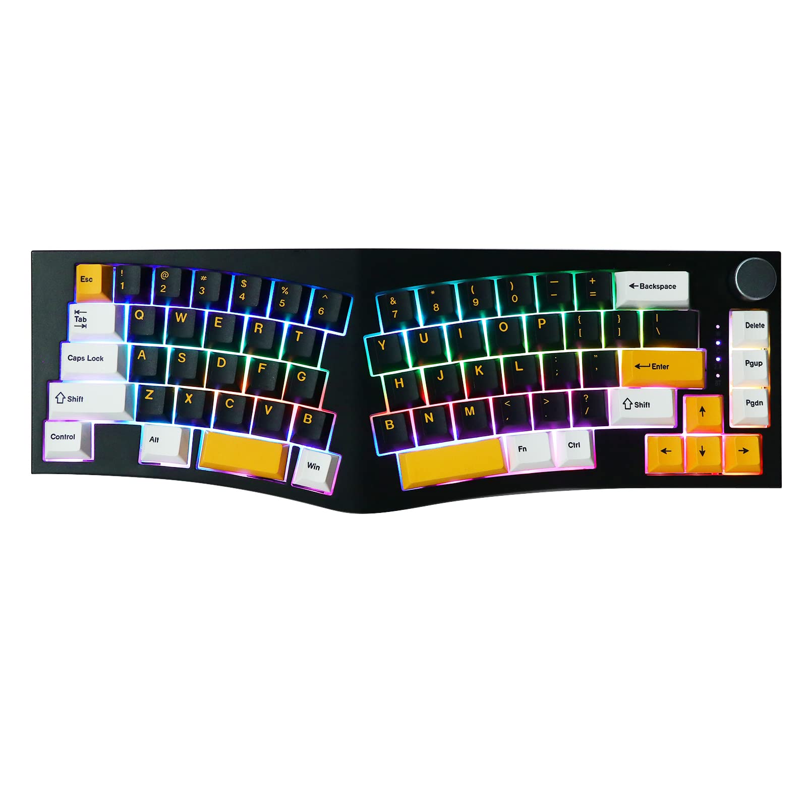EPOMAKER FEKER Alice Layout Gasket Hot Swappable Bluetooth/2.4GHz/Type-C Gaming Keyboard with 68 Keys Wireless with 8000mAh Battery, NKRO RGB Backlit PBT Keycaps for Win/Mac