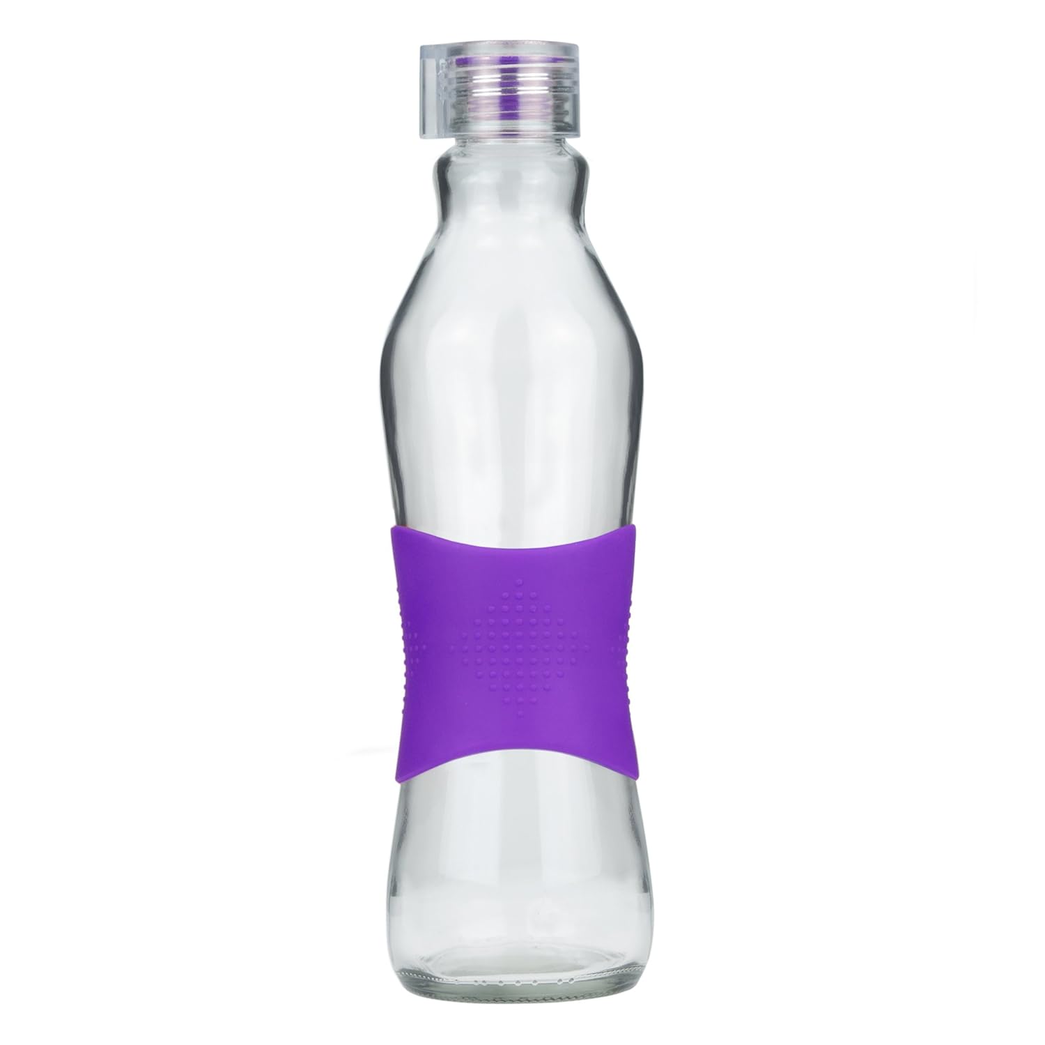 Grip & Go 1.0L Cristal Agua Botella/Combi - Mango de Silicona ...