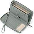 SENDEFN Women's Leather RFID Blocking Wallet - Large Capacity Clutch With Zipper & Card Slots - View #8