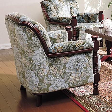 Amazon Co Jp カリモク 応接セット ソファセット Uk26モデル 金華山張椅子3点セット カラー Gr グリーン ホーム キッチン