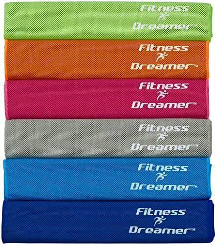 Fitness Dreamer Extra-Long Breathable Mesh Instant Cooling Towel with Ultimate Cooling Experience - Keep Cool for Running Biking Hiking Basketball Football Golf and All Other Sports - 100%!