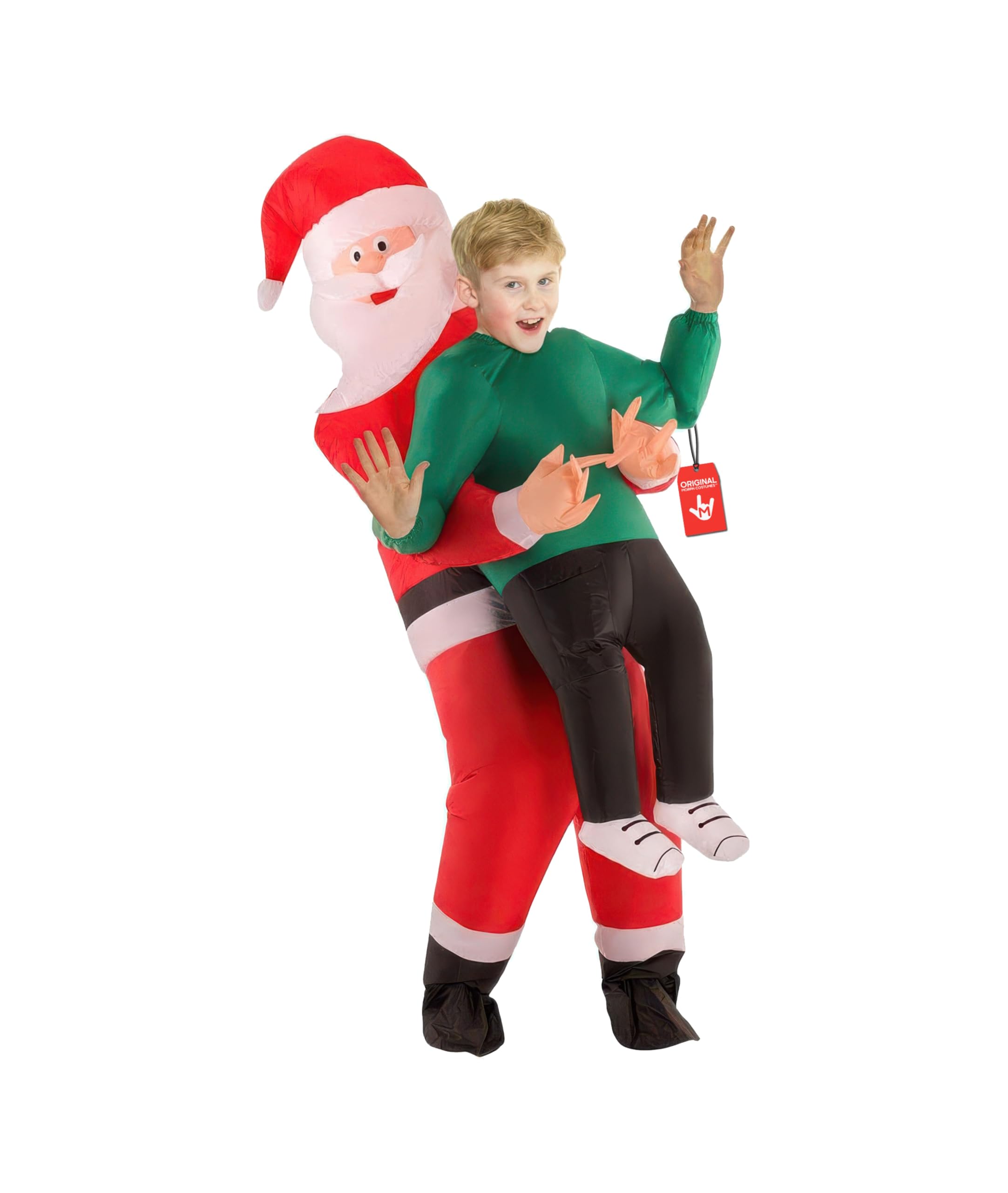 Morph Inflatable Santa Costume Kids, Kids Santa Costume, Inflatable Christmas Costumes, Christmas Blow Up Costumes