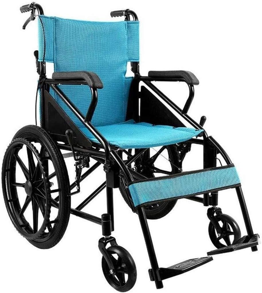 LYRJBD Silla de ruedas multifunción plegable manual para personas