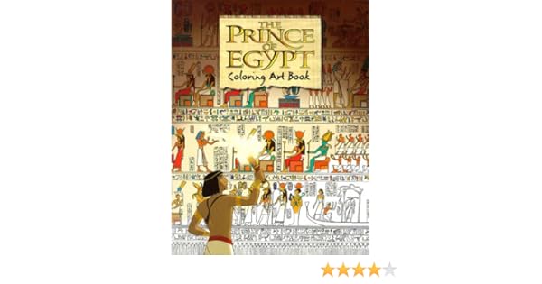 The Prince Of Egypt Coloring Art Book Dreamworks Animated Arts