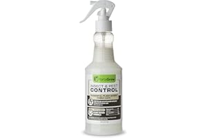 FORTAGROW Insect & Pest Control Spray – Extra-Strength Peppermint & Clove Oil Formula – Kills & Repels Spiders, Ants, Gnats, Roaches & More – Family-Safe – Indoor & Outdoor – 16oz