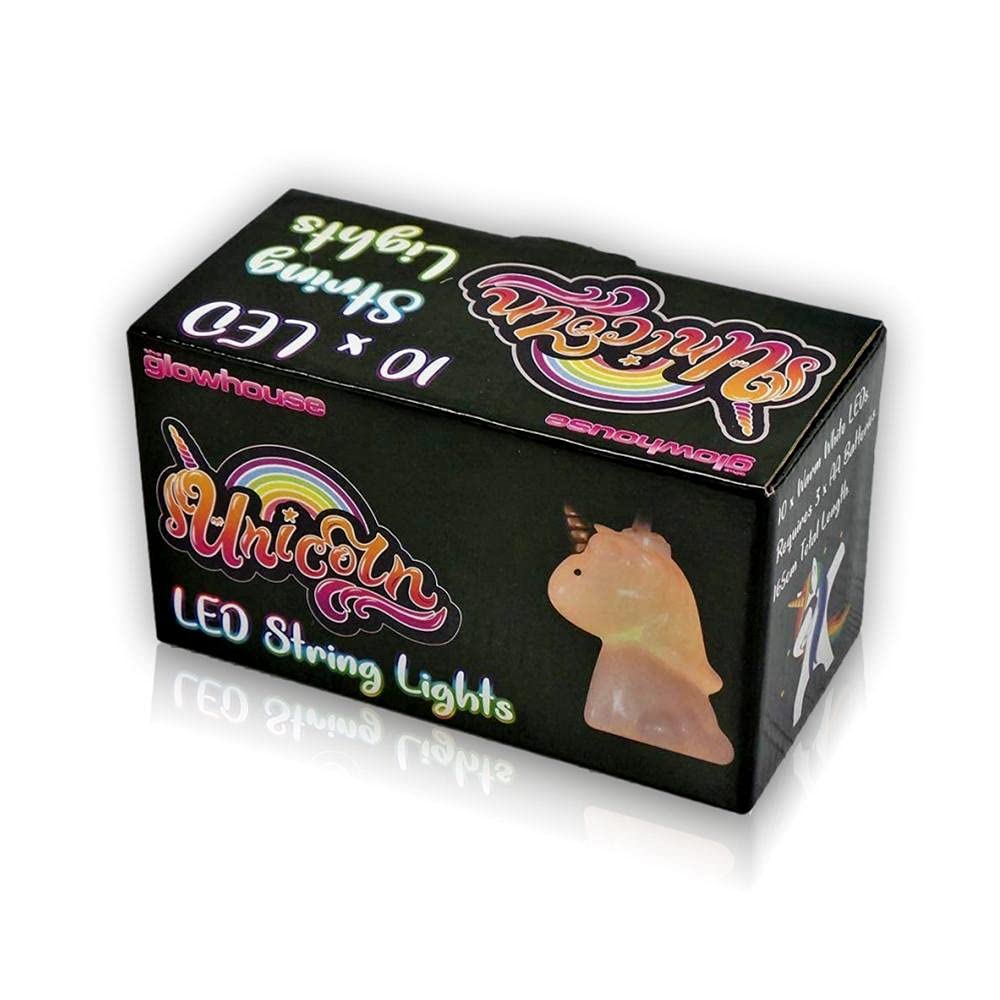 Premium Unicorn Fairy Lights 2m Length Indoor String Lights 10 x Warm White LEDs