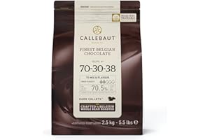 Callebaut 70% dark chocolate chips (callets) 2.5kg