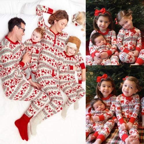 baby and parents christmas pajamas