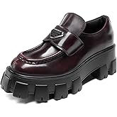 DREAM PAIRS Women's Chunky Loafers Platform Comfortable Slip-On Dressy Business Casual Fashion Outfit Loafer Shoes