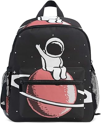 Amazon Sukau リュック キッズ 宇宙柄 星柄 宇宙飛行士 リュックサック 女の子 小学生 男の子 おしゃれ 可愛い 軽量 通園 幼稚園 遠足 旅行 防水 リュックサック