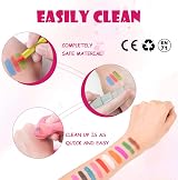ACWOO 22 Colors Face Paint Crayons Safe Non-Toxic Body Painting Kit view 5
