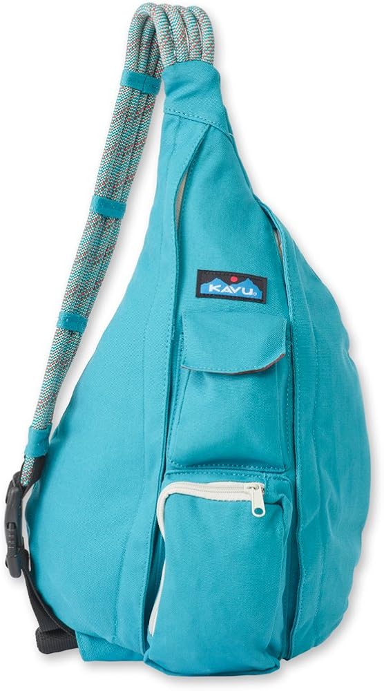 KAVU Women's Rope Bag Backpack, Turquoise, One Size: Clothing
