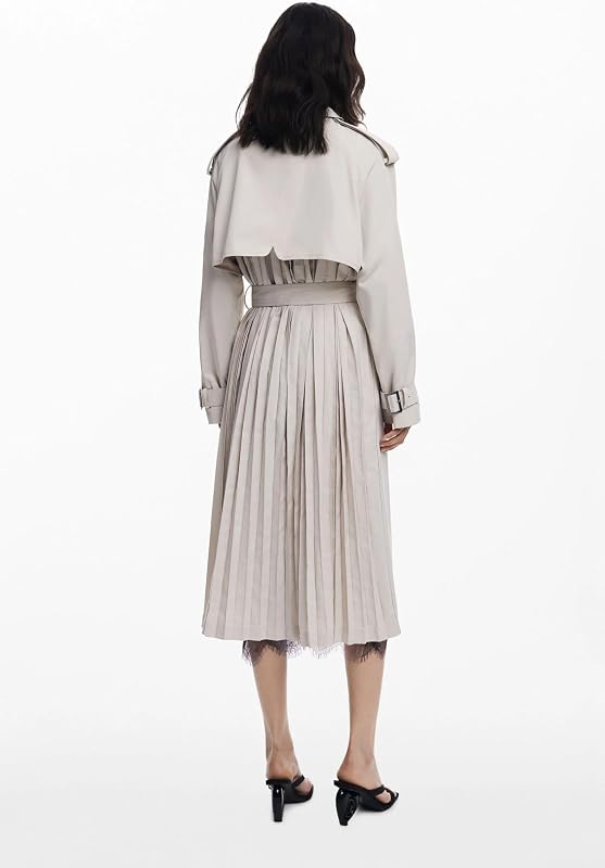 TRENCH_PLEATED, 6008 BEIGE, S
