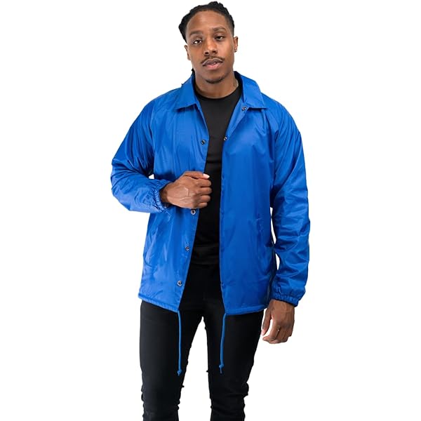 Augusta Sportswear Coach's Jacket 3100 (XXXXL, Navy) at Amazon