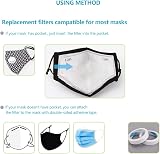 Sanfiland 3D Cutting PM 2.5 Activated Carbon Filter 60pcs Anti Dust view 4