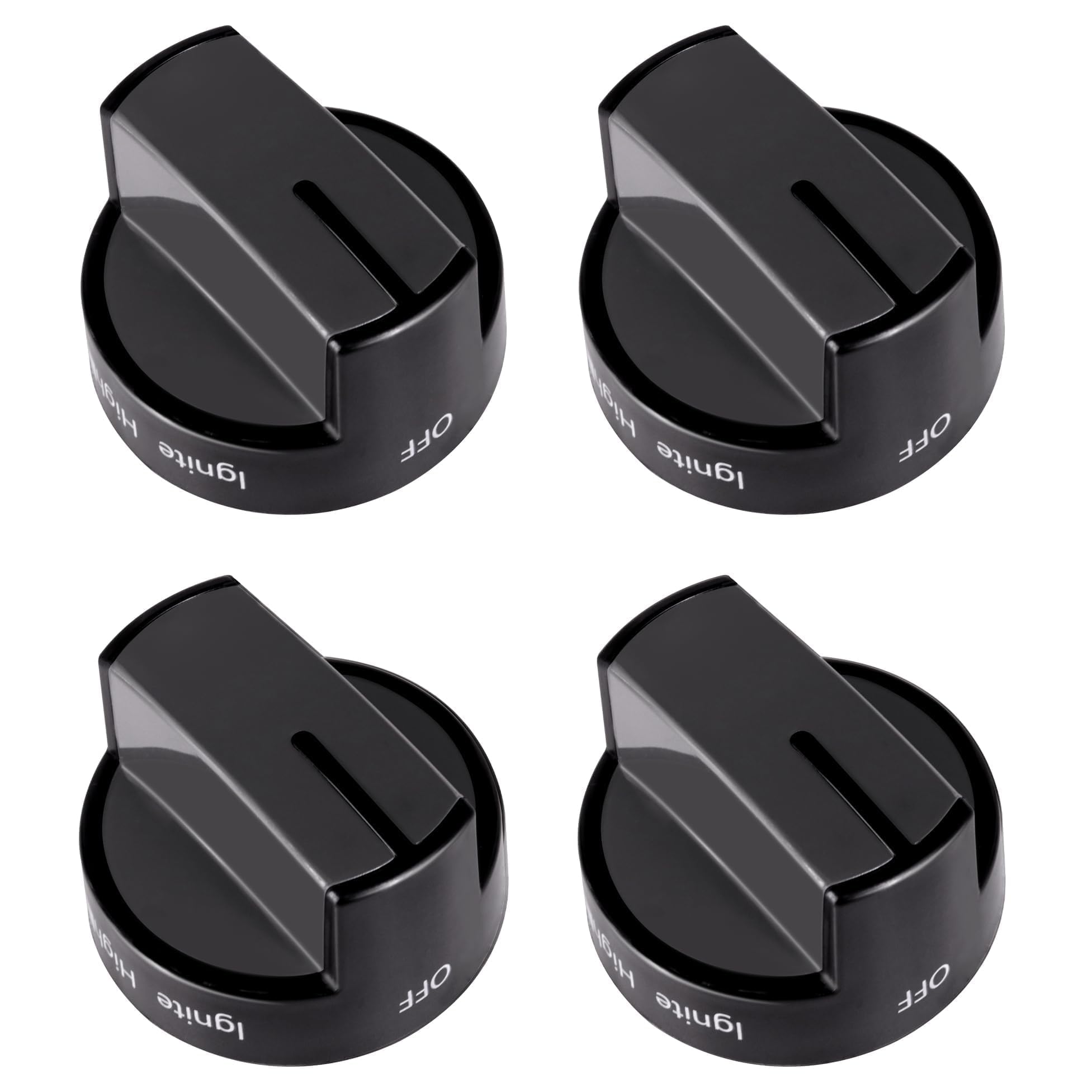 Photo 1 of 4 Pack- W10339442 Stove Knobs Fit for Whirl-Pool Gas Range Stove WFG320M0BB0 WFG320M0BB1 WFG320M0BB2 WFG320M0BS0 WFG320M0BS2 WFG320M0BS3 WFG320M0BW0 WFG320M0BW1 WFG505M0BB0 WFG505M0BB1 WFG505M0BB2