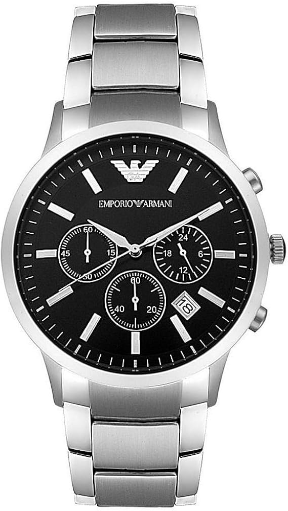 Amazon エンポリオ アルマーニ Emporio Armani クロノ クオーツ メンズ 腕時計 Ar2434 メンズ腕時計 腕時計 通販