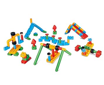 PolyM Adventure Playground Kit Building Blocks (110 Piece)