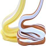 BVEHSR 12 Pack Dual Colors Butter Slime Kit Kids Party Favors DIY Soft view 6