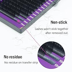 NAGARAKU Eyelash Extensions 0.10 mm C curl 10mm