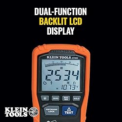 Klein Tools ET600 Multimeter, Megohmmeter
