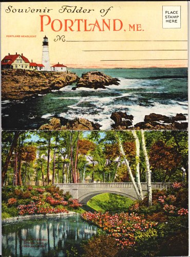 Souvenir Postcard Folder of 1920's Portland Maine