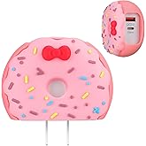 Aolcev for iPhone Charger Block Fast Charging 2 in 1 USB A USB C Charger Block 25W Cute Type C Fast Charging Blocks for iPhone 17 16 15 14 13 for iPad Pro USB C Charging Adapter Galaxy S25 S24 Pink