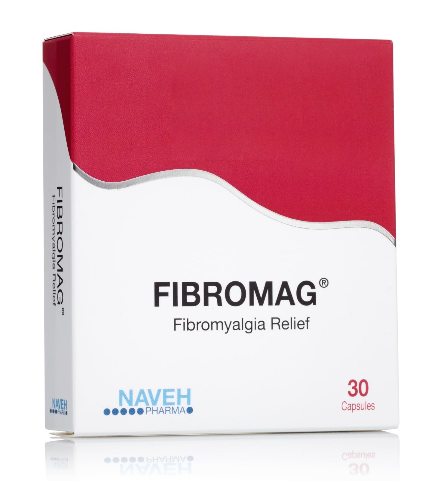NAVEH PHARMA FIBROMAG - Fibromyalgia Pain and Fatigue Relief Supplements Natural Fast-Acting Extended Release Fibromyalgia & Arthritis Support for Muscle Aches, Exhaustion (30 caps)