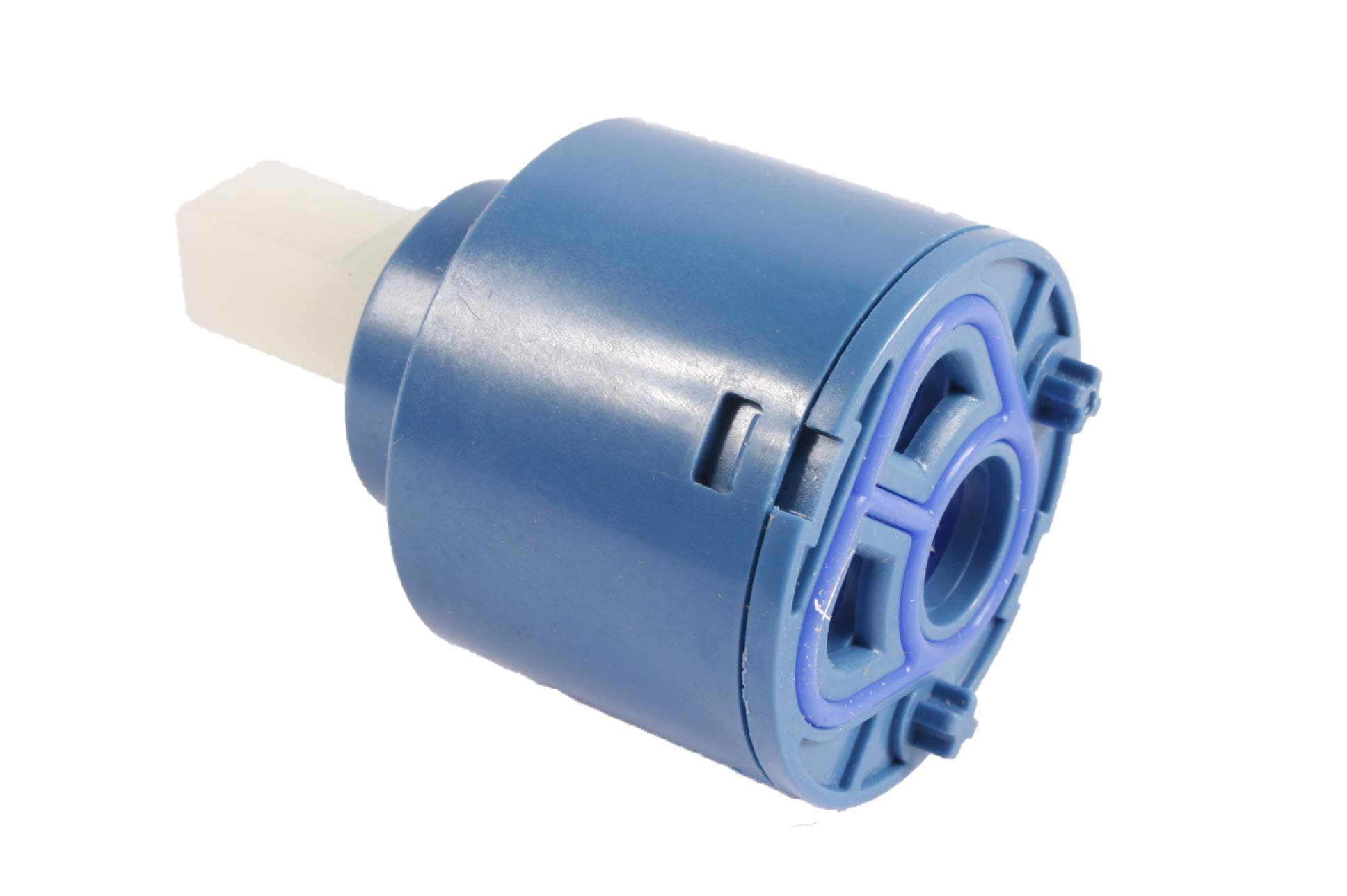 Ultra Finishing SPR08 Ceramic Single Lever Cartridge, Blue/White
