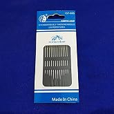 YEQIN 48pcs Self Threading Needles, Blind Needles in 3 Size 1.42''/1.5''/1.65'' Self Threading Needles Hand for Embroidery Mending Sew