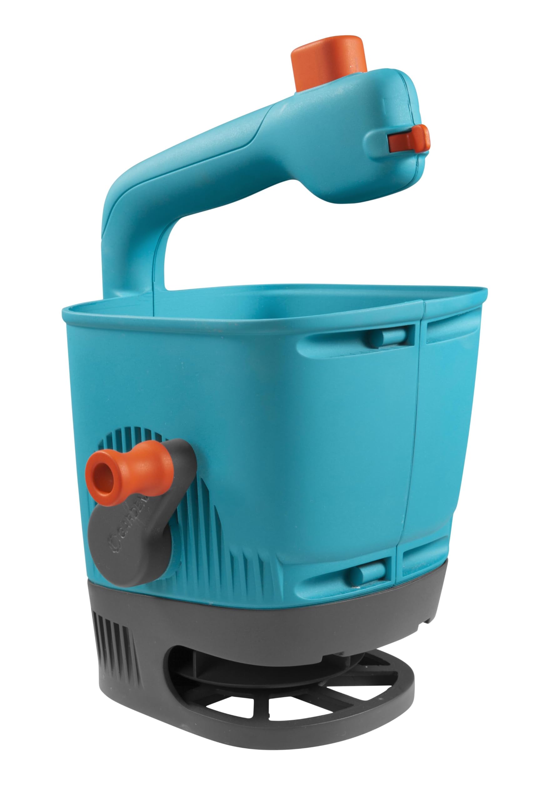 Gardena Hand-Held Spreader M: Spreader for simple distribution of fertiliser, seeds, and salt with a spreading width of 1-4 m, for lawn areas of up to about 100 m² (431-20)