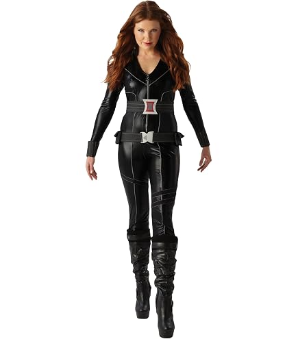 black widow dress costume Rubie's Official Ladies Marvel Adult COLOR:SKY Sleeveless Long Formal Dress strap in inv-15