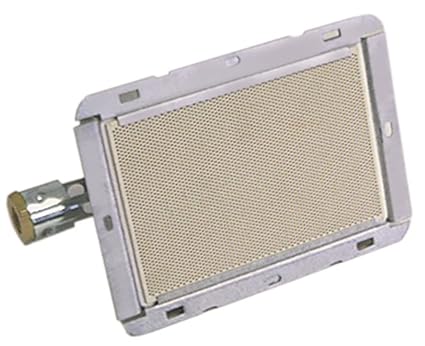 Keramikbrenner für Gyrosgrill Potis G1, G2, G3, Cookmax 254005, 254006, 254007 Breite 121mm Länge 160mm komplett ohne Düsen