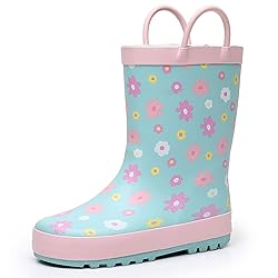 LANCDON Toddler Rain Boots for Boys and Girls