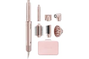 7MAGIC 7 in 1 Hair Styler & Hair Dryer Brush,110,000 RPM High-Speed Negative Ionic Hot Air Styler, 1400W Powerful Blow Dryer 