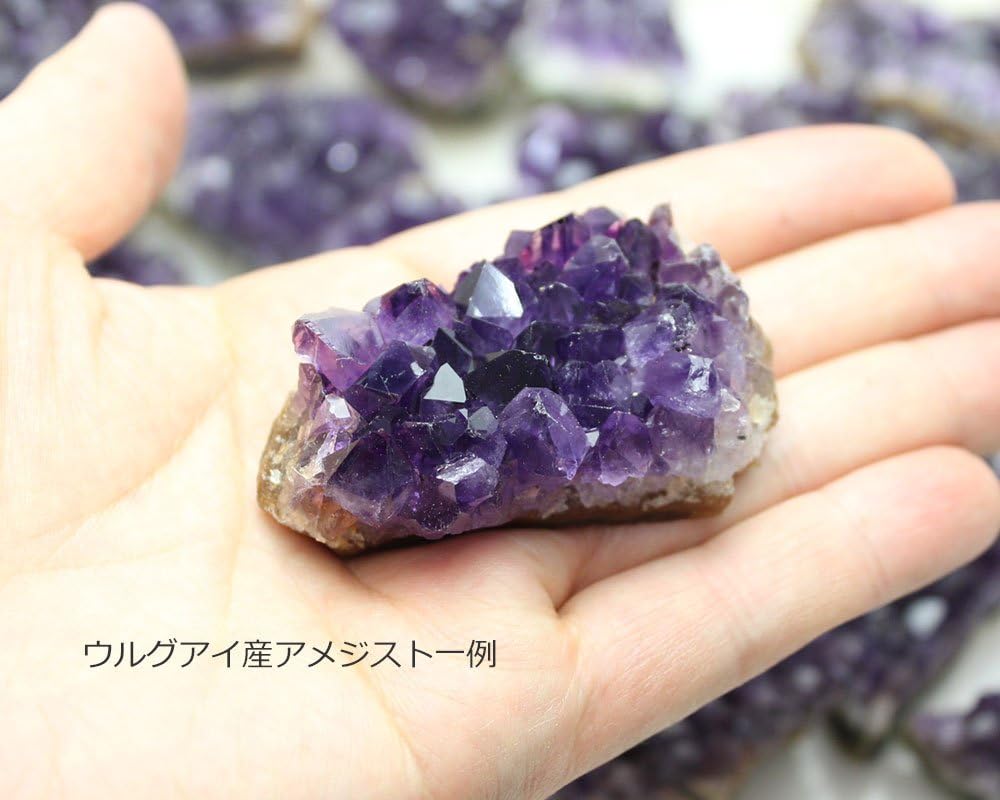 Amazon Nature アメジスト浄化セット 水晶 アメジストさざれチップ ウルグアイ産アメジストクラスター ウッドトレイ インテリア オンライン通販