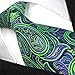Shlax & Wing Silk Men's Neckties Ties Paisley Green Purple Accessories For Men Long