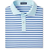 PETER MILLAR Men's Cascade Blue Bass Performance Jersey Polo XXL