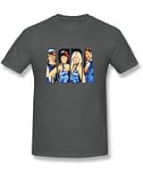 ABBA - Gold Logo Men's T-Shirt Black X-Large: Amazon.co.uk: Clothing