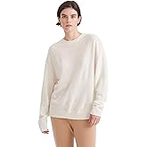 NAADAM Womens Lightweight Reversible Cashmere Crewneck Sweater