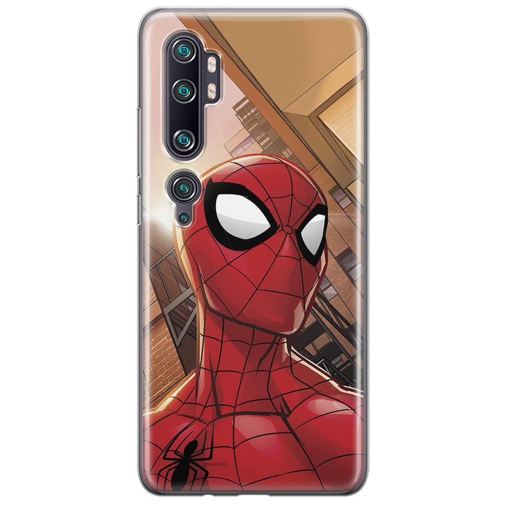 ERT GROUP mobile phone case for Xiaomi MI NOTE 10 / MI NOTE 10 PRO original and officially Licensed Marvel pattern Spider Man 003 optimally adapted to the shape of the mobile phone, case made of TPU