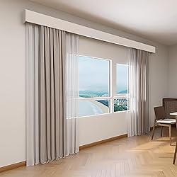 Aluminum Alloy Curtain Rail Box,Wall-Mounted