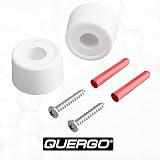 QUERGO Rubber Door Stop Floor Wall Mounted with Fixings 2 Pack view 6