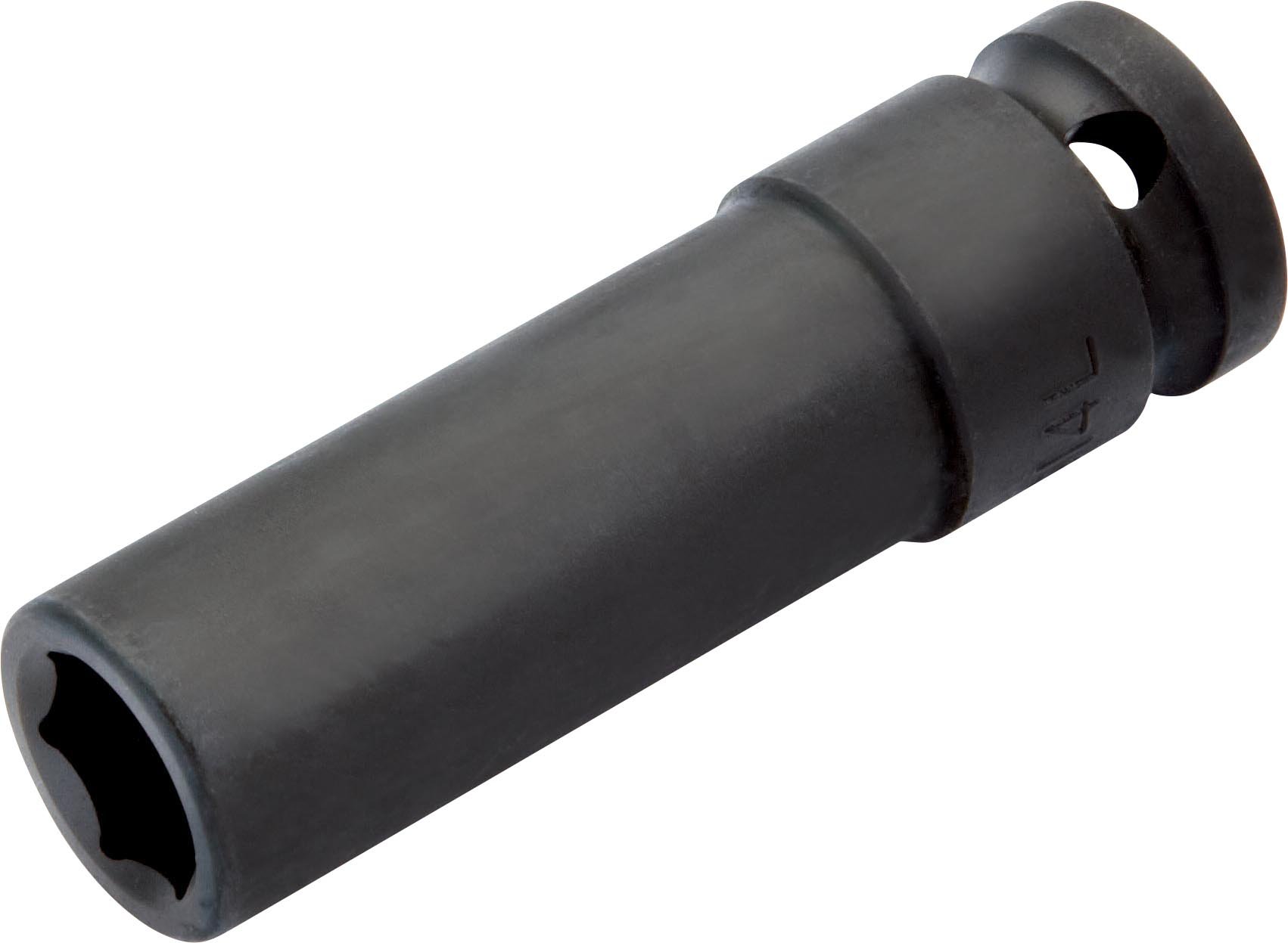 SAM Outillage NS-16-L Impact Socket Long 1/2 Inch 16 mm Black