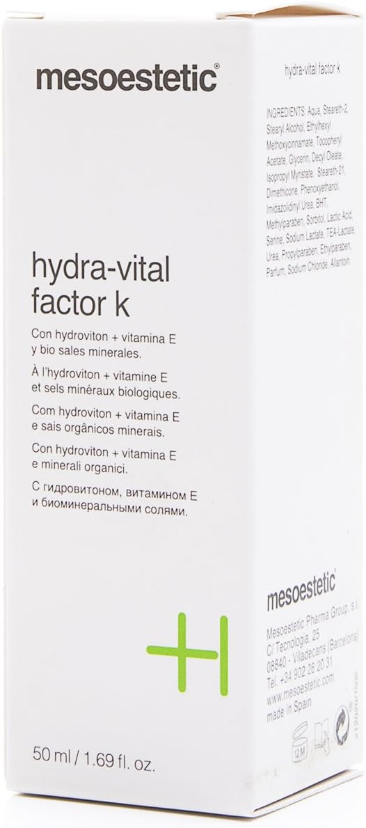 Mesoestetic Hydra-Vital Factor K facial 1.69 fl oz. by Mesoestetic, 50 ml (Pack of 1)