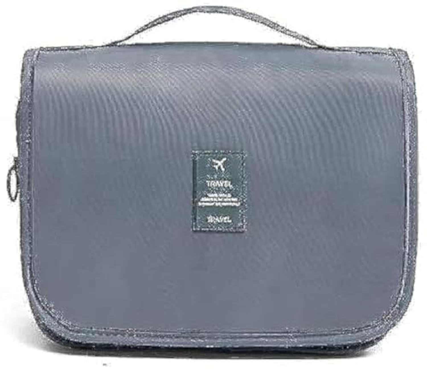 ALCIONO Makeup Hand Bag Portable Multi Brush Holder Bag For Travel, Home|Cosmetic Organizer Detachable Pouch for Women and Girls - Grey