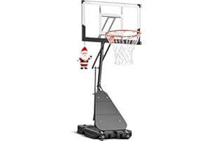 Seray Kids Basketball Hoop Outdoor 3.2-7.2/10FT 10s Adjustable, Basketball Hoop Gift for Kid/Adult/Toddler in Pool/Backyard/Indoor, Portable 40/29 in Shatterproof Backboard, Goal, Large Base