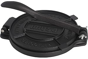 IMUSA USA Tortilla Press, 8" DS, Black