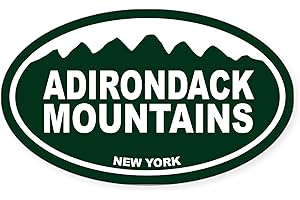 CafePress Adirondack Mountain Sticker Oval Car Bumper Sticker